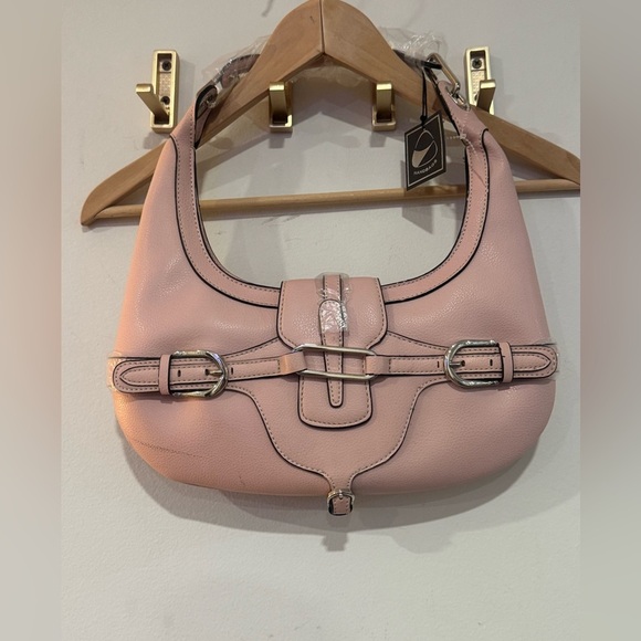 👛Blush Pink Buckle Shoulder Bag~NWT - Picture 2 of 8